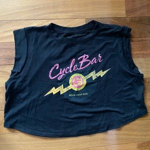 Cyclebar 90s crop top